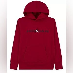 Jordan Baseline Jumpman Hoodie in Gym Red - NWT